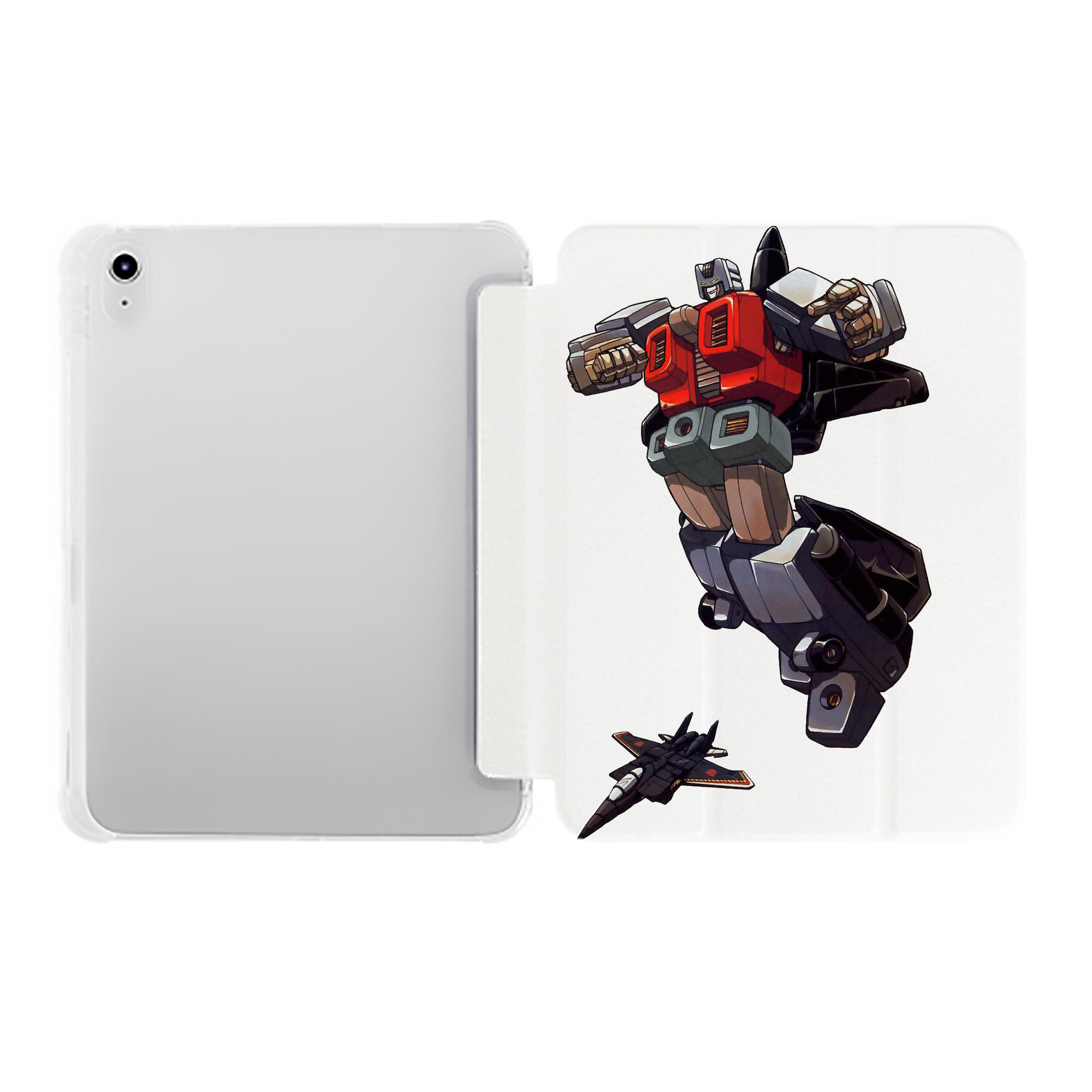 （画像用）  IPad ケース ペン収納付き 三つ折りスタンド PUレザー×シリコン 対応機種9.5/10.5/10.9インチ